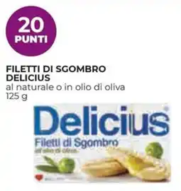 Coop Filetti di sgombro DELICIUS offerta