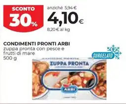 Coop Condimenti pronti ARBI offerta