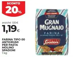 Coop Farina tipo 00 antigrumi per pasta MOLINO SPADONI offerta