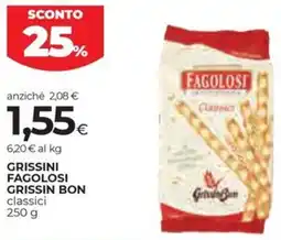 Coop Grissini fagolosi GRISSIN BON offerta