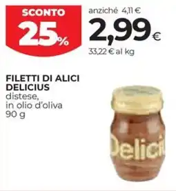 Coop Filetti di alici DELICIUS offerta