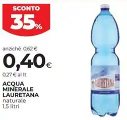 Coop Acqua minerale LAURETANA offerta