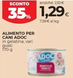 Coop Alimento per cani ADOC offerta
