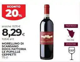 Coop Morellino di scansano docg fattoria LE PUPILLLE GEPPETTI offerta