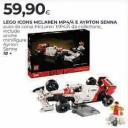 Coop Lego icons mclaren mp4/4 e ayrton senna offerta