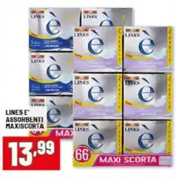 Risparmio Casa Lines e assorbenti maxiscorta offerta