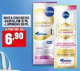 Risparmio Casa Nivea viso siero skin glow luminous offerta