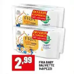 Risparmio Casa Fria baby salviette 140 pezzi offerta