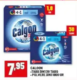 Risparmio Casa Calgon tabs 3in130 tabs - polvere 3in1 offerta