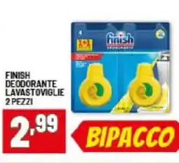Risparmio Casa Finish deodorante lavastoviglie 2 pezzi offerta