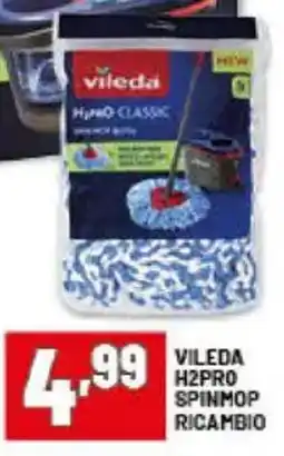Risparmio Casa Vileda H2PRO spinmop ricambio offerta