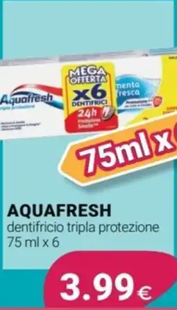 Tigotà AQUAFRESH dentifricio tripla protezione offerta