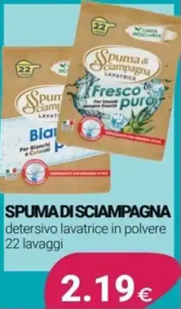 Tigotà SPUMA DI SCIAMPAGNA detersivo lavatrice in polvere offerta