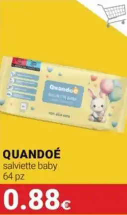 Tigotà QUANDOÉ salviette baby offerta