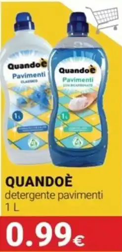 Tigotà QUANDOÈ detergente pavimenti offerta
