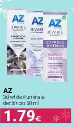 Tigotà AZ 3d white illuminate dentifricio offerta