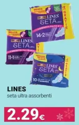 Tigotà LINES seta ultra assorbenti offerta