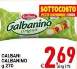 Iper Triscount Galbani galbanino offerta