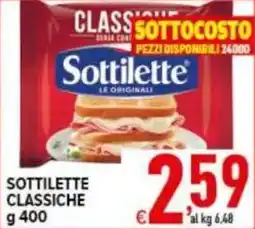 Iper Triscount Sottilette classiche offerta