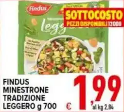 Iper Triscount Findus minestrone tradizione leggero offerta