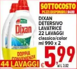 Iper Triscount Dixan detersivo lavatrice offerta