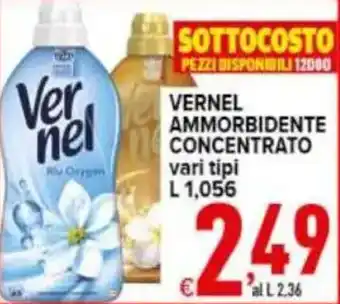 Iper Triscount Vernel ammorbidente concentrato offerta