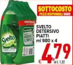 Iper Triscount Svelto detersivo piatti offerta