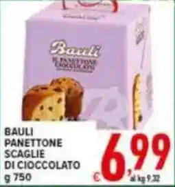 Iper Triscount Bauli panettone scaglie di cioccolato offerta