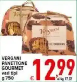 Iper Triscount Vergani panettone gourmet offerta