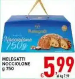 Iper Triscount Melegatti nocciolone offerta