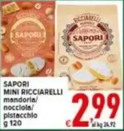 Iper Triscount Sapori mini ricciarelli offerta