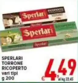 Iper Triscount Sperlari torrone ricoperto offerta