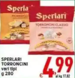 Iper Triscount Sperlari torroncini offerta