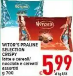 Iper Triscount Witor's praline selection crispy offerta