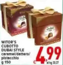 Iper Triscount Witor's cubotto dubai style offerta