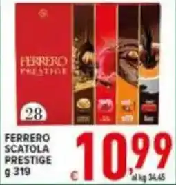 Iper Triscount Ferrero scatola prestige offerta