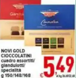 Iper Triscount Novi gold cioccolatini offerta