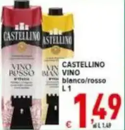 Iper Triscount CASTELLINO VINO bianco/rosso offerta