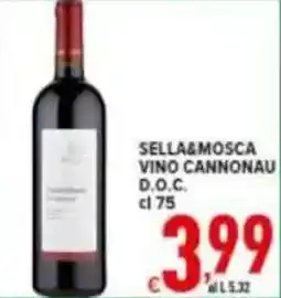 Iper Triscount Sella&mosca vino cannonau d.o.c. offerta
