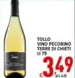 Iper Triscount Tollo vino pecorino terre di chieti offerta