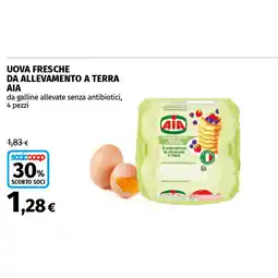 Coop UOVA FRESCHE DA ALLEVAMENTO A TERRA AIA offerta