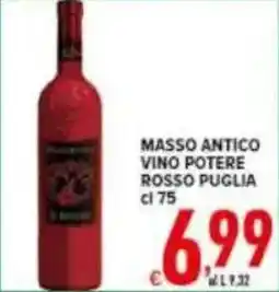 Iper Triscount Masso antico vino potere rosso puglia offerta