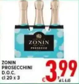 Iper Triscount Zonin prosecchini d.o.c. offerta