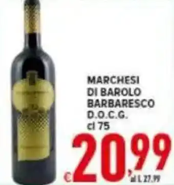 Iper Triscount Marchesi di barolo barbaresco d.o.c.g. offerta