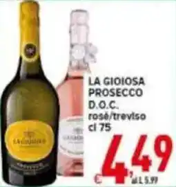Iper Triscount La gioiosa prosecco d.o.c. offerta