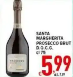 Iper Triscount Santa margherita prosecco brut d.o.c.g. offerta