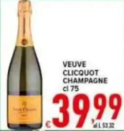 Iper Triscount Veuve clicquot champagne offerta