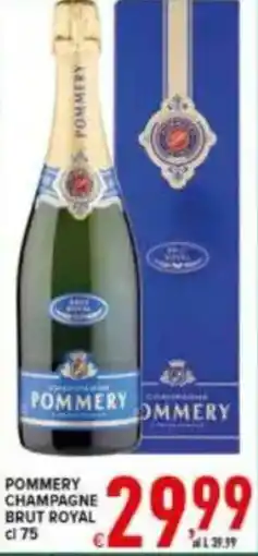 Iper Triscount Pommery champagne brut royal offerta