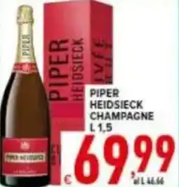 Iper Triscount Piper heidsieck champagne offerta