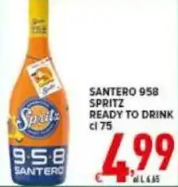 Iper Triscount Santero 958 spritz ready to drink offerta